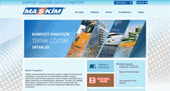 Desktop Screenshot of maskim.com.tr